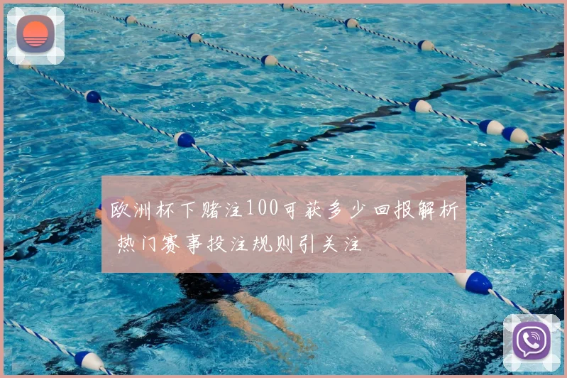 欧洲杯下赌注100可获多少回报解析 热门赛事投注规则引关注